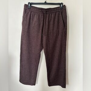 Lululemon Soft Jersey pants heathered espresso size 12